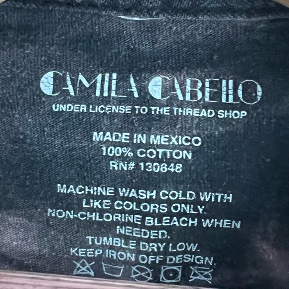 CAMILA CABELLO Tie Dye Band Tee size S Unisex Vintage - Picture 2 of 9